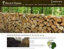 Tablet Screenshot of bois-essonne.com